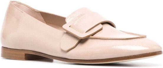 Del Carlo side buckle-detail loafers Neutrals