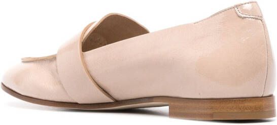 Del Carlo side buckle-detail loafers Neutrals