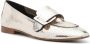 Del Carlo snakeskin-effect leather loafers Gold - Thumbnail 2
