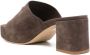 Del Carlo Stoccolma 70mm leather mules Brown - Thumbnail 3
