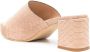 Del Carlo Stoccolma 70mm leather mules Neutrals - Thumbnail 3