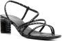 Del Carlo strappy 60mm heel sandals Black - Thumbnail 2