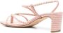 Del Carlo strappy 60mm heel sandals Pink - Thumbnail 3