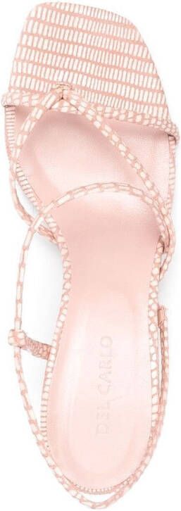 Del Carlo strappy 60mm heel sandals Pink