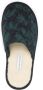 Desmond & Dempsey Byron-print quilted slippers Green - Thumbnail 4
