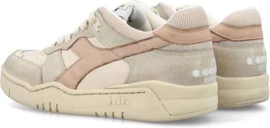 Diadora B.560 distressed leather sneakers Neutrals