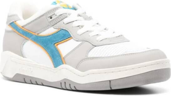 Diadora B.560 Used panelled leather sneakers White