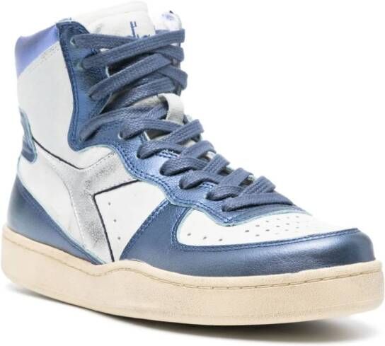 Diadora Mi Basket leather sneakers Blue