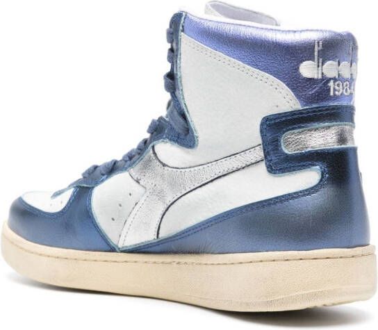 Diadora Mi Basket leather sneakers Blue