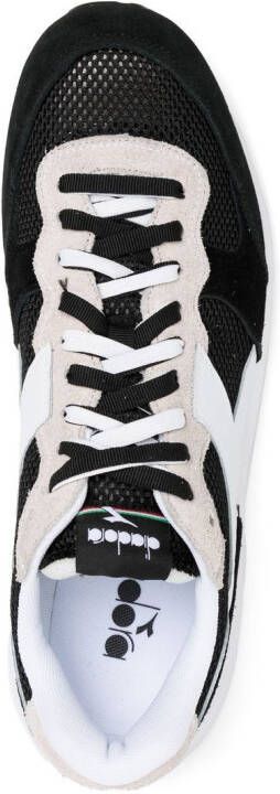 Diadora panelled low-top sneakers Black