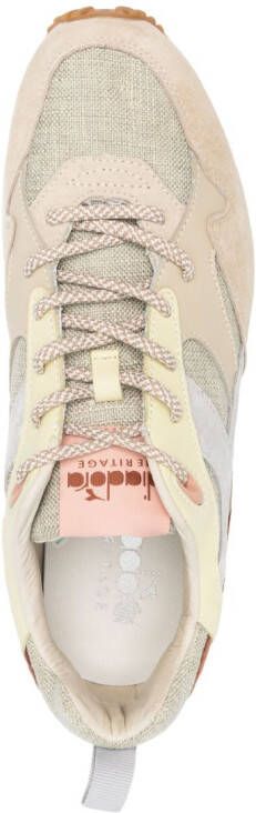 Diadora suede almond-toe low-top sneakers Neutrals