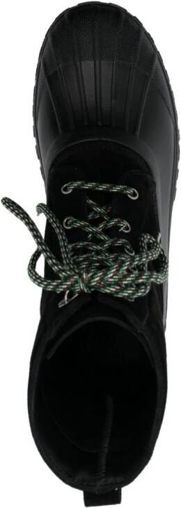 Diemme Anatra suede lace-up boots Black