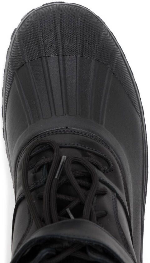 Diemme lace-up leather ankle boots Black