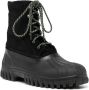 Diemme lace-up rubber -panel boots Black - Thumbnail 2