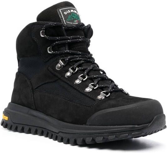 Diemme Onè Hiker lace-up ankle boots Black