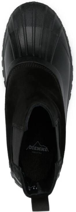 Diemme suede-panelled ankle boots Black