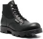 Diesel 40mm leather combat boots Black - Thumbnail 2