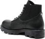 Diesel 40mm leather combat boots Black - Thumbnail 3