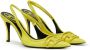 Diesel D-Venus 80mm leather slingback pumps Yellow - Thumbnail 2