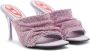 Diesel D-Sydney S 100mm chainmail-detail sandals Pink - Thumbnail 2