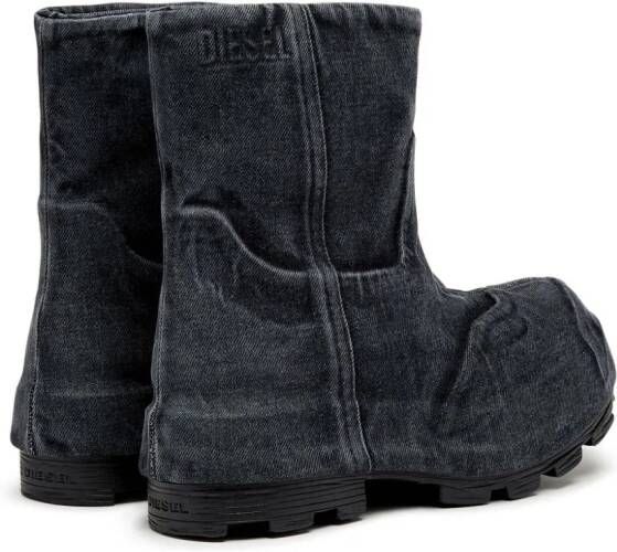 Diesel D-Hammer Md Chelsea denim boots Black