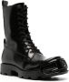 Diesel D-Hammer D lace-up leather boots Black - Thumbnail 2