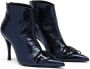 Diesel D-Venus 80mm leather ankle boots Blue - Thumbnail 2