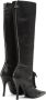 Diesel D-Venus Pocket leather knee-high boots Brown - Thumbnail 3