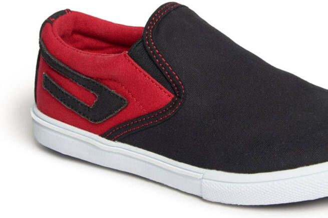 Diesel Kids S-Athos slip-on sneakers Black