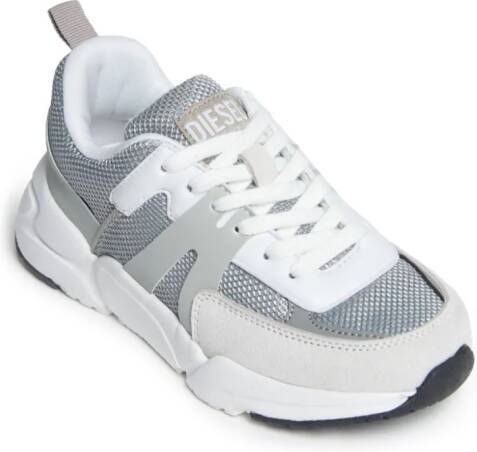 Diesel Kids S-Millenium lace-up sneakers Silver