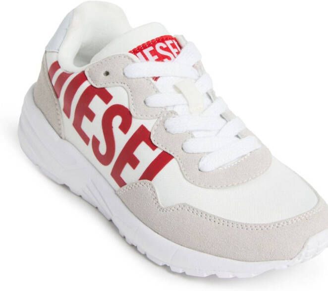 Diesel Kids S-Star logo-print sneakers White