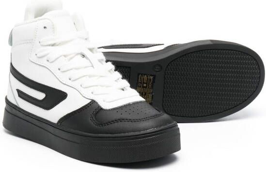 Diesel Kids S-Ukiyo lace-up sneakers White