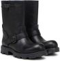 Diesel D-Hammer Hb W leather boots Black - Thumbnail 2