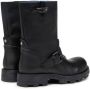Diesel D-Hammer Hb W leather boots Black - Thumbnail 3