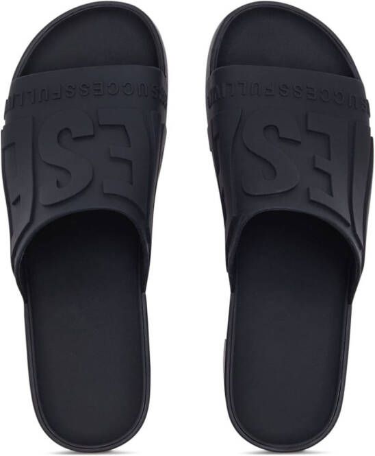 Diesel Sa-Pamela H logo-embossed sandals Black