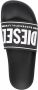 Diesel Sa-Mayemi Cc logo-embossed sildes Black - Thumbnail 4