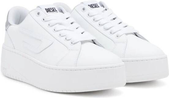 Diesel S-Athene Bold W logo-appliqué sneakers White