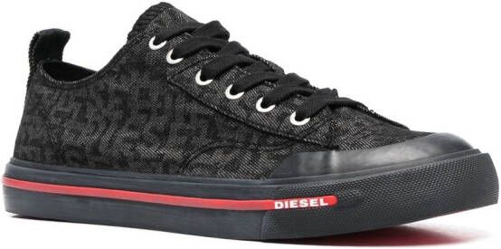 Diesel logo-print sneakers Black