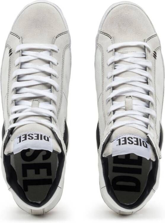 Diesel logo-print high-top sneakers White