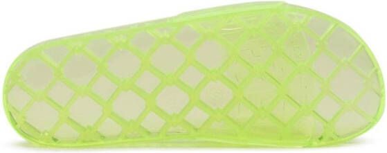 Diesel Sa-Karaibi Gl X logo-embossed slides Green