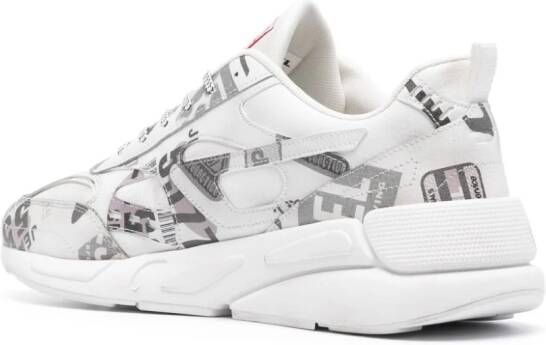 Diesel panelled-design low-top sneakers White
