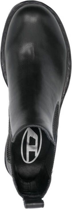 Diesel ridged-sole Chelsea boots Black