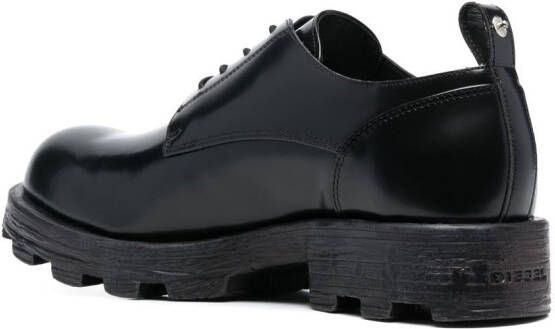 Diesel D-Hammer leather oxford shoes Black