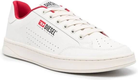 Diesel S-Athene Vtg leather sneakers White