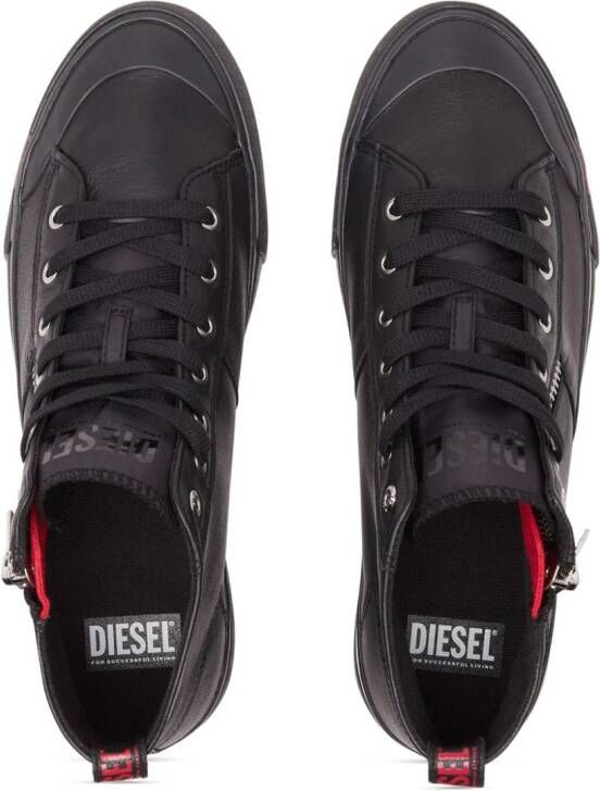 Diesel S-Athos logo-patch sneakers Black