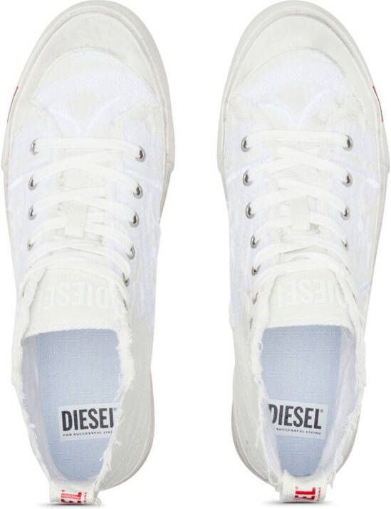 Diesel S-Athos Mid distressed sneakers White
