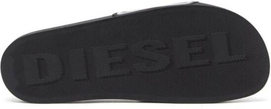 Diesel Sa-Mayemi Cc logo-embossed sildes Black