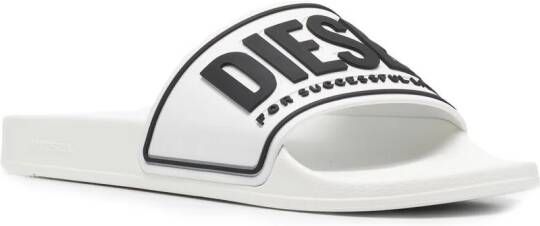 Diesel Sa-Mayemi Cc W logo-embossed sildes White