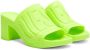 Diesel Sa-Pamela H logo-embossed sandals Green - Thumbnail 2