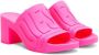 Diesel Sa-Pamela H logo-embossed sandals Pink - Thumbnail 2